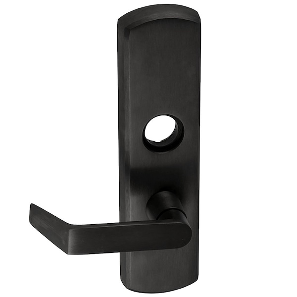 Lever Trim, Classroom Function, Rim/Vertical Rod Prep, 06 Lever Style, Black Painted Finish, Left Ha